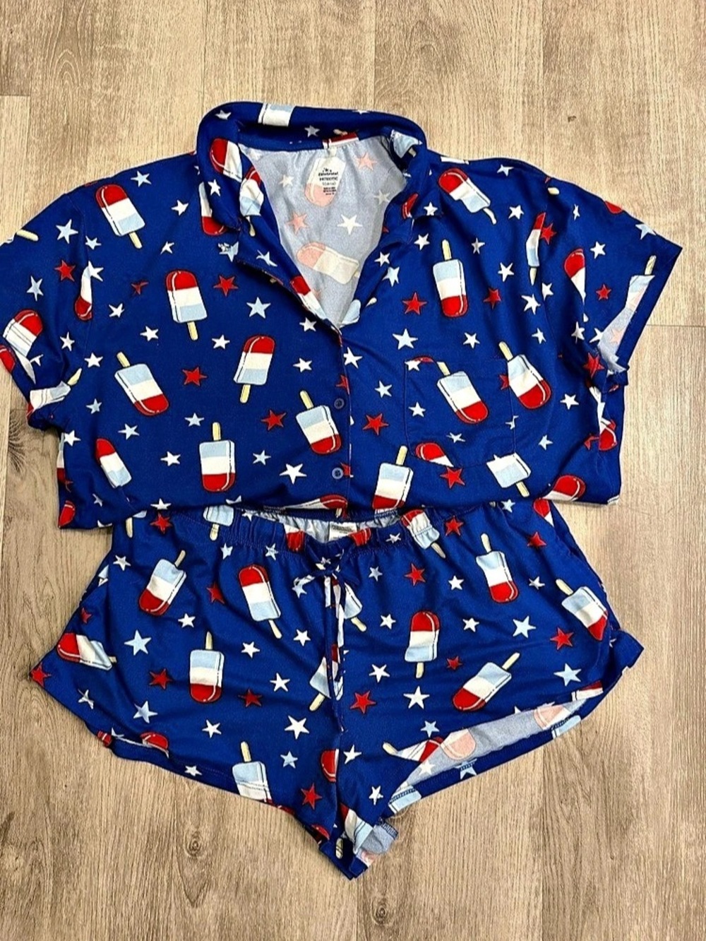 Pajama Set Blue & Red